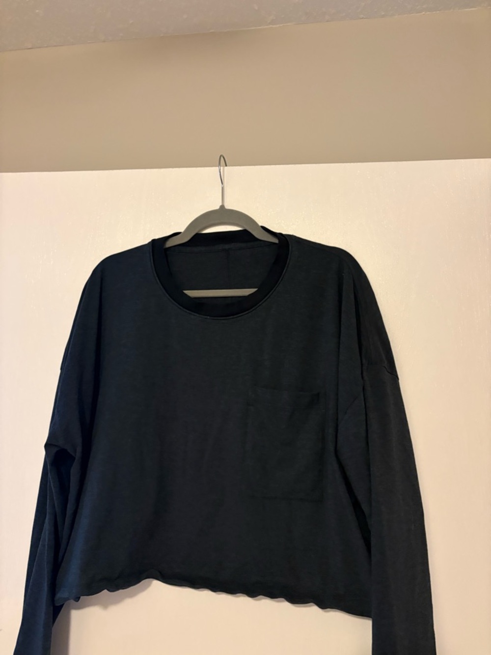 Lululemon Long-Sleeve Cropped Pocket Top - Picture 2 of 9